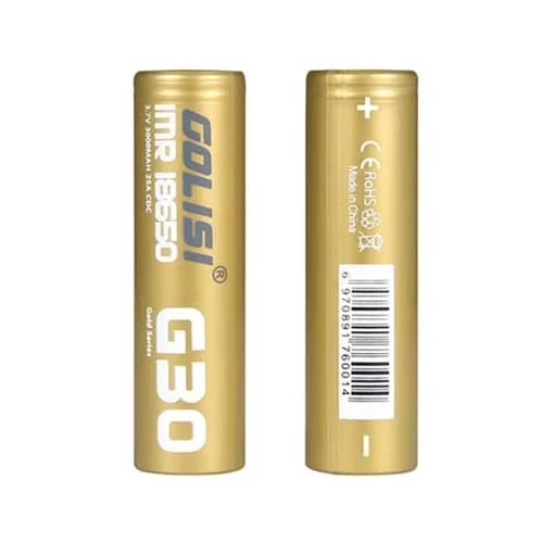 Golisi G30 18650 3000mAh Vape Battery 2 Pack MIST UK